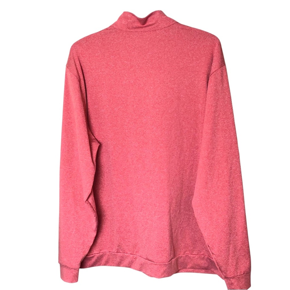 Mens Quarter Zip Size XL Red Heather Pullover Haus Of Grey Hightower Chest 48” - Picture 6 of 8